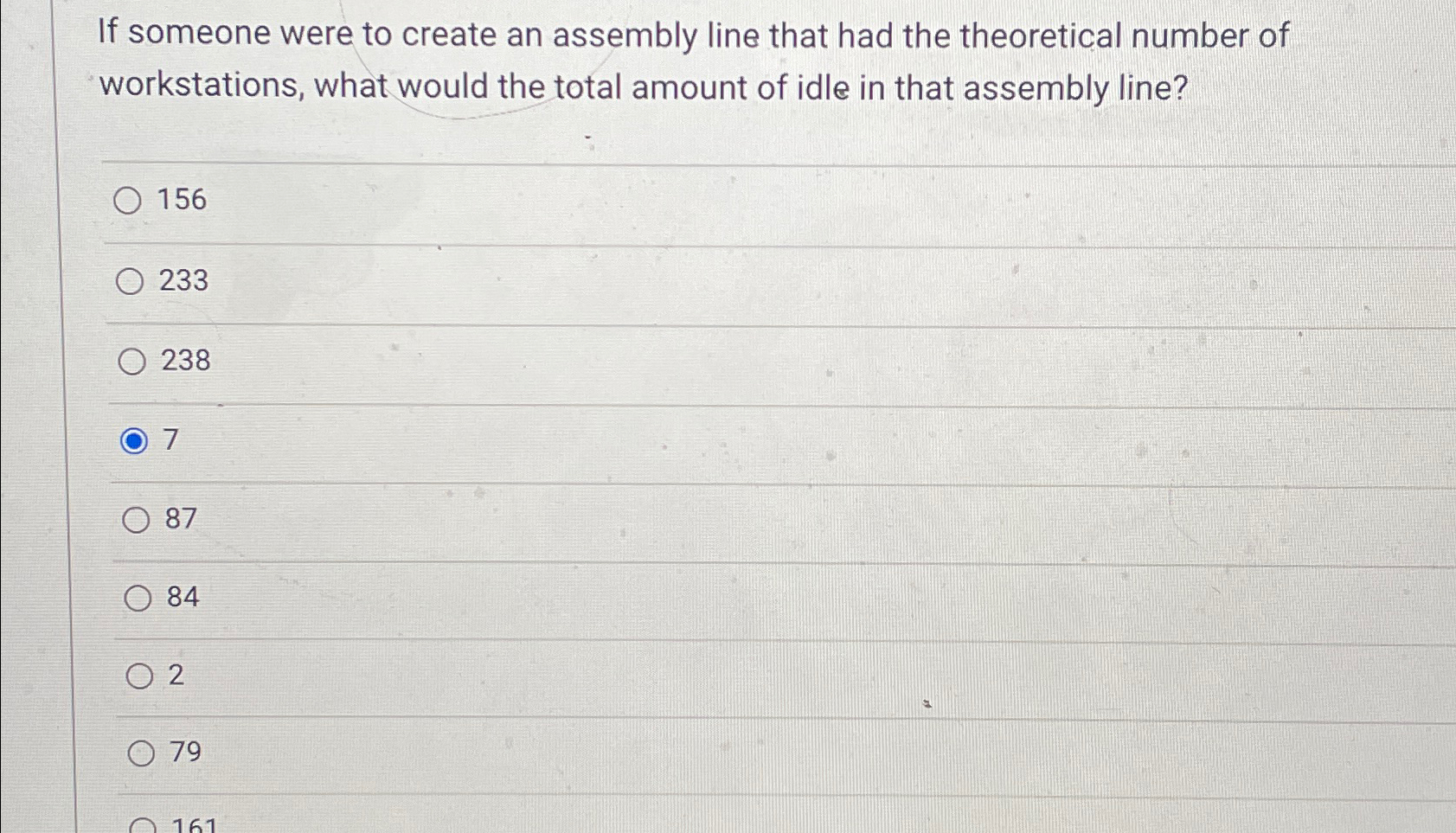 Solved If someone were to create an assembly line that had | Chegg.com