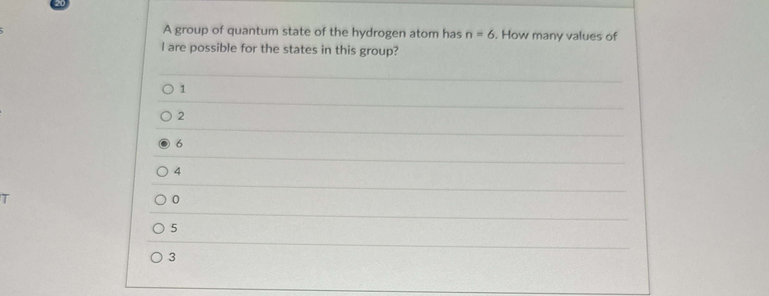 Solved A group of quantum state of the hydrogen atom has | Chegg.com