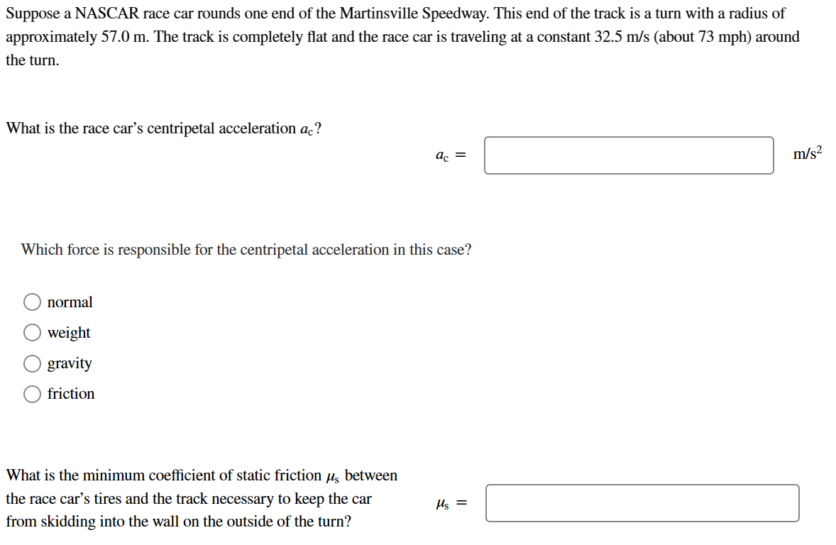 Solved What is the minimum coefficient of static friction μs | Chegg.com