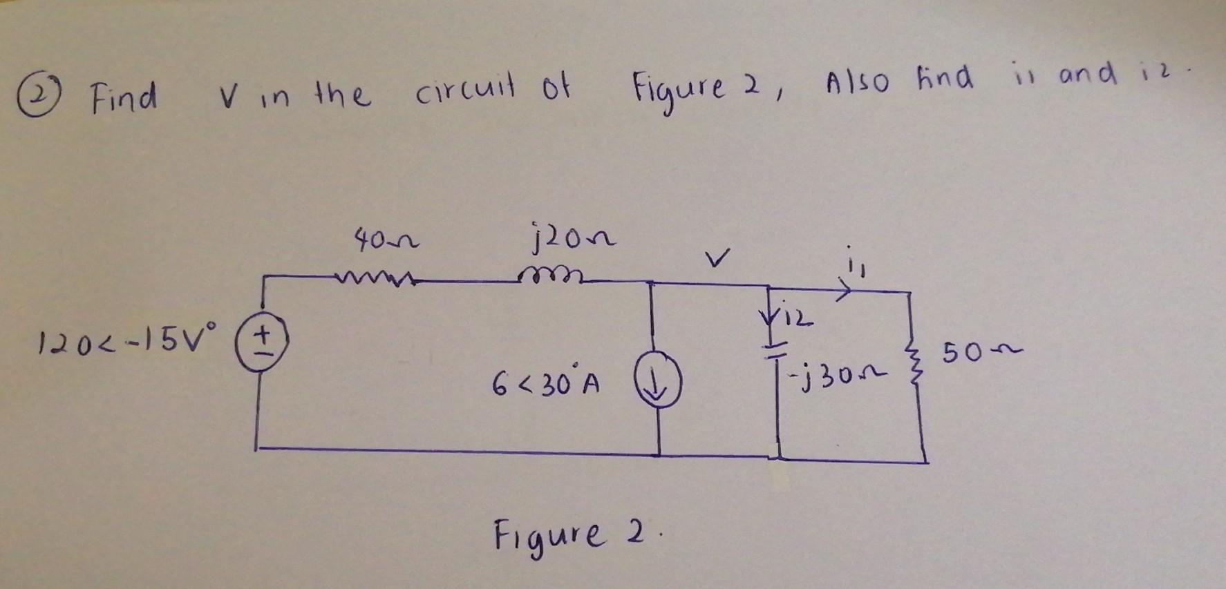 Solved Find v in the circuit of Figure 2, Also find is and | Chegg.com