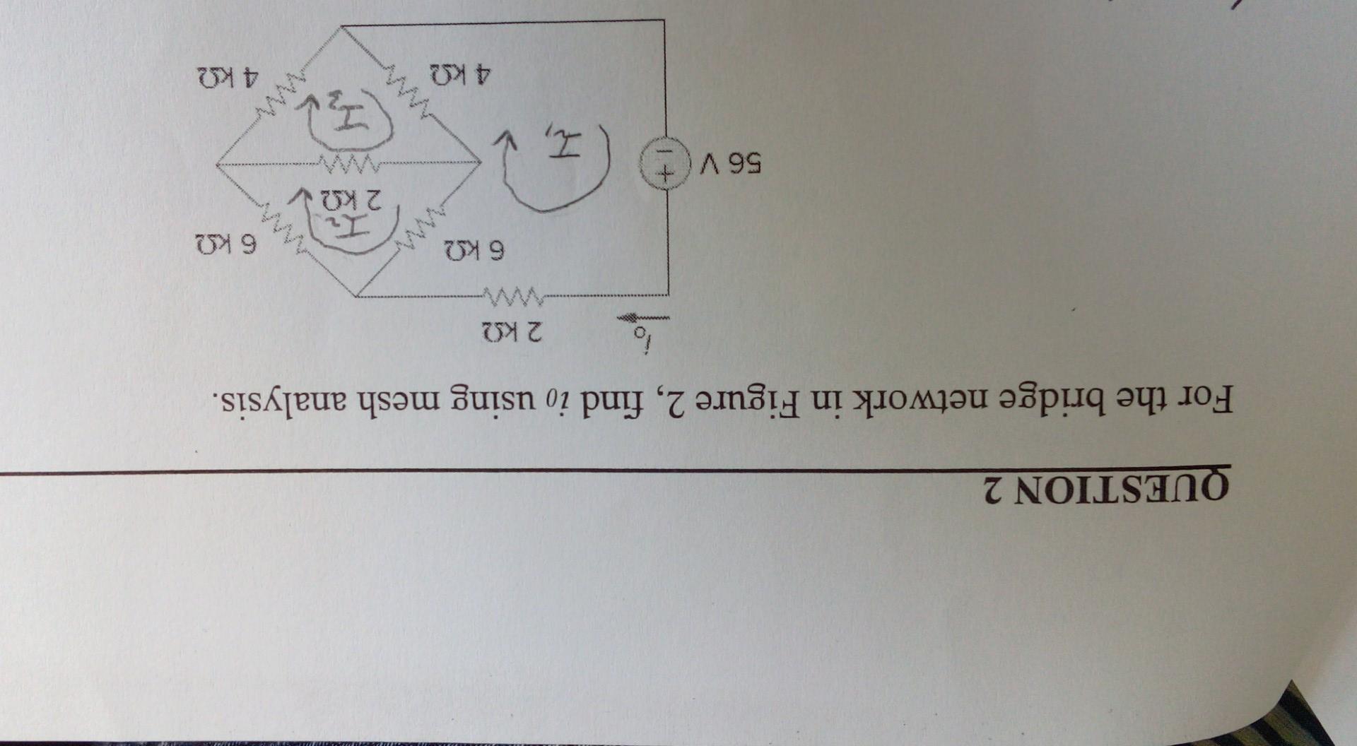 Solved QUESTION 2 For the bridge network in Figure 2, find | Chegg.com