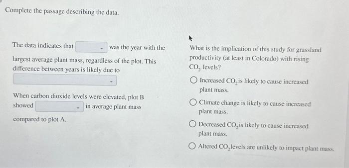 Solved Scientists carried out an experiment to examine the | Chegg.com