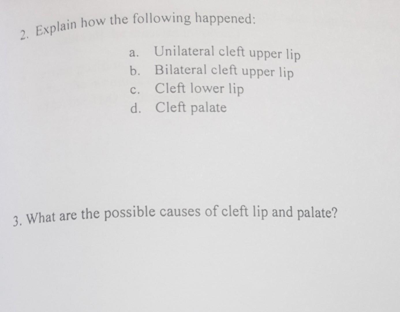Solved 1. Which of the following processes fused to form