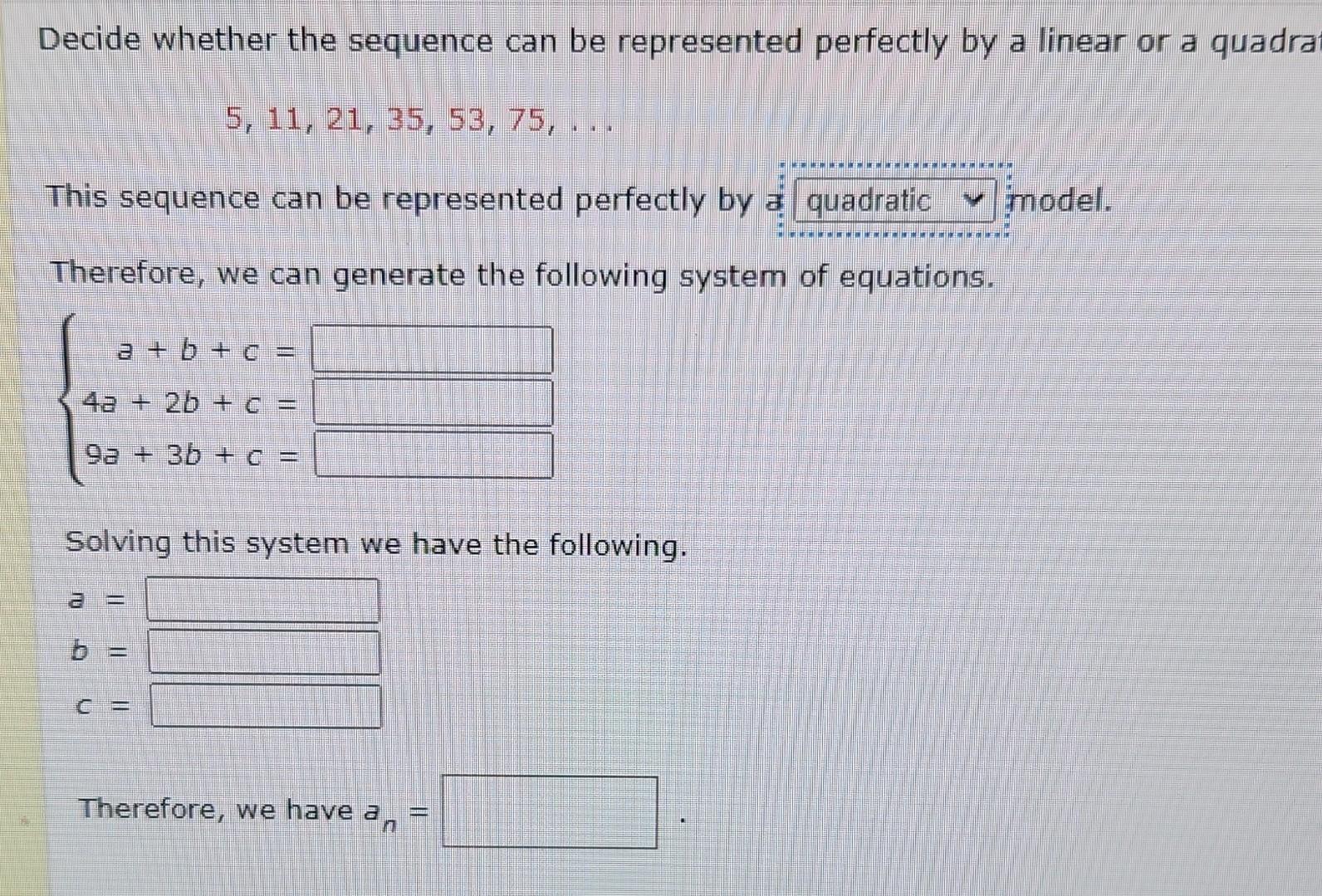 Solved Decide Whether The Sequence Can Be Represented | Chegg.com