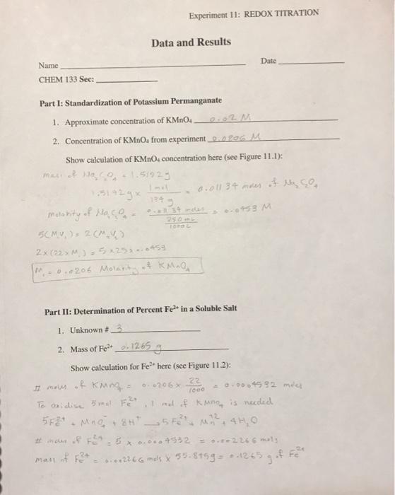 Solved Post-Lab Questions 1. What are two possible sources | Chegg.com