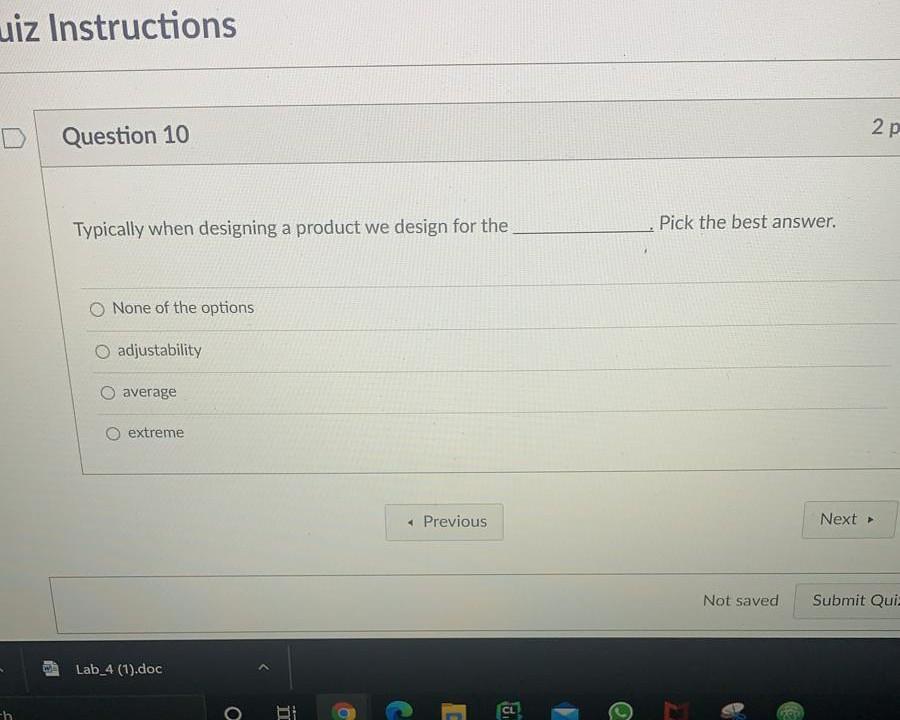 Solved uiz Instructions Question 10 2 p Typically when | Chegg.com