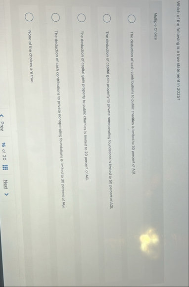 Solved Which of the following is a true statement in | Chegg.com
