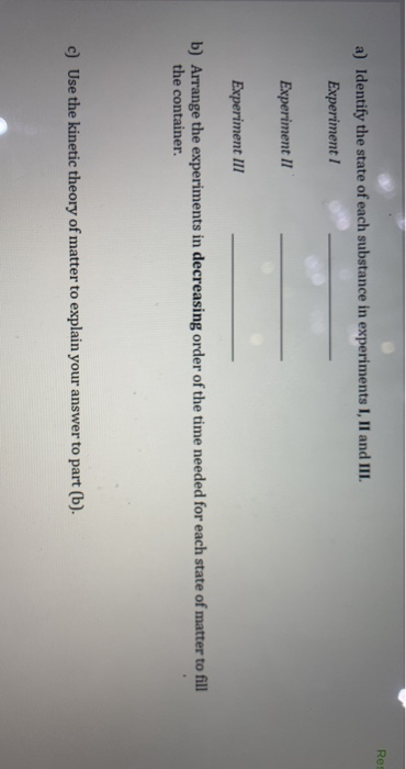 Solved PART II 19. A student wanted to investigate the rate | Chegg.com