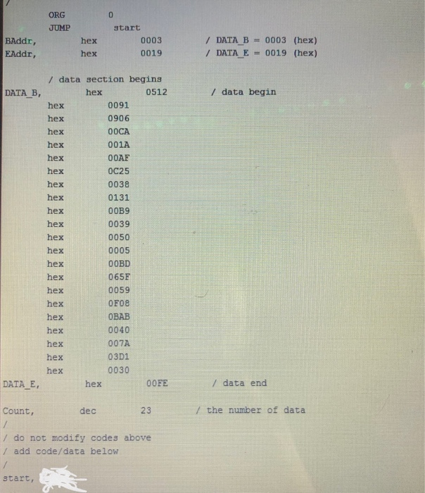 CPP FILE:code:Write the MARIE assembly language | Chegg.com