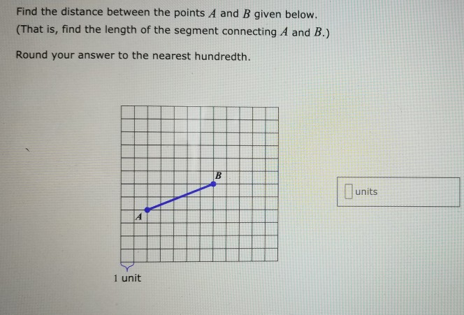 Solved Find The Distance Between The Points A And B Given | Chegg.com