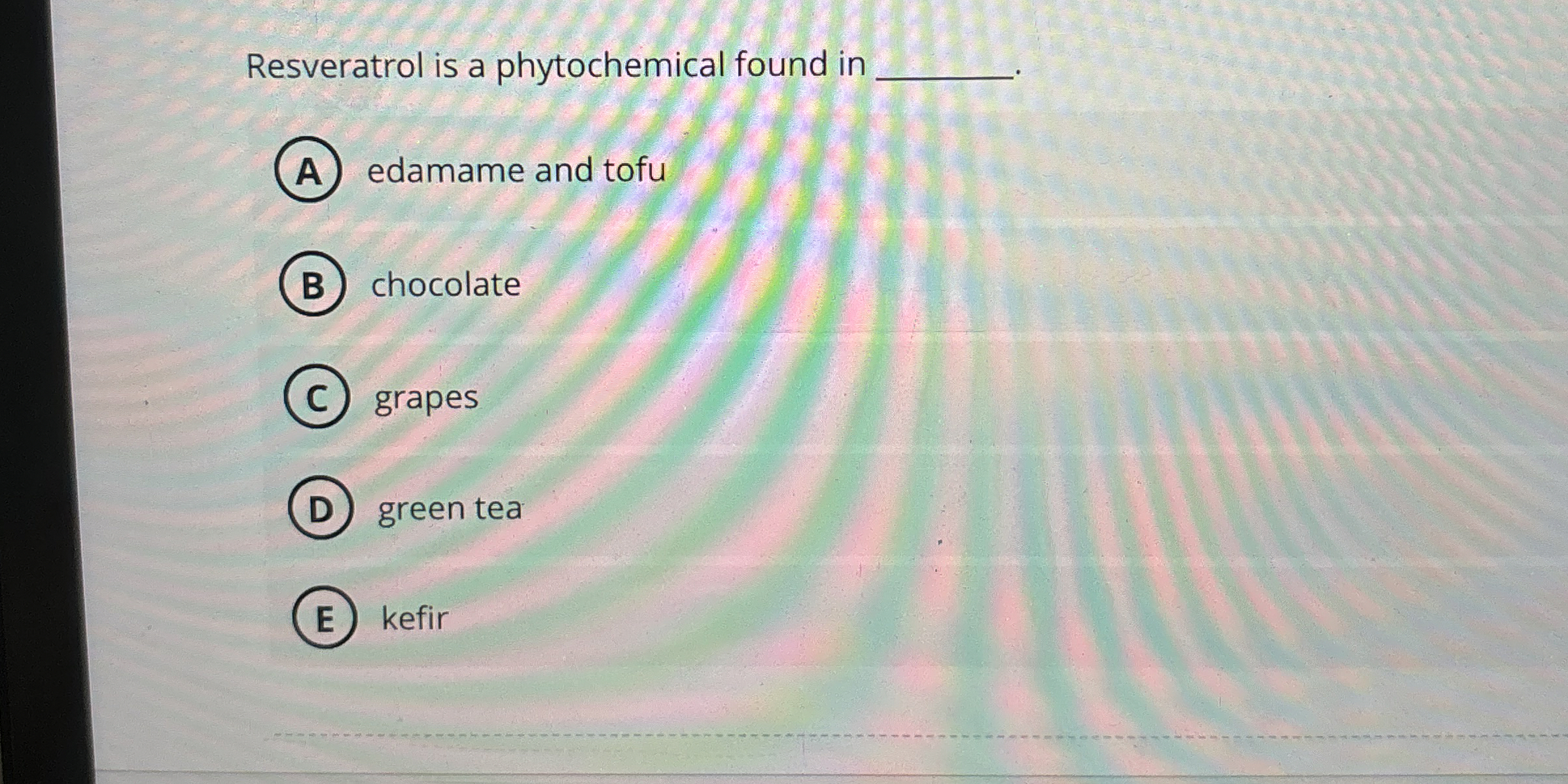 Solved Resveratrol is a phytochemical found inedamame and