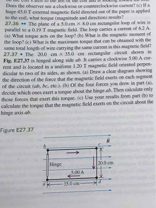 Solved att Fig Sagnt, Vertical wire carries a current of | Chegg.com