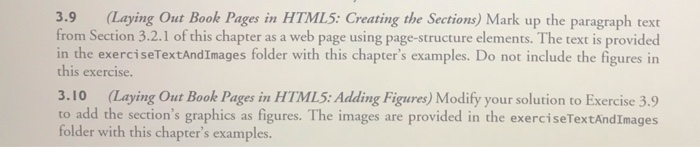 Solved (Laying Out Book Pages in HTML5: Creating the | Chegg.com