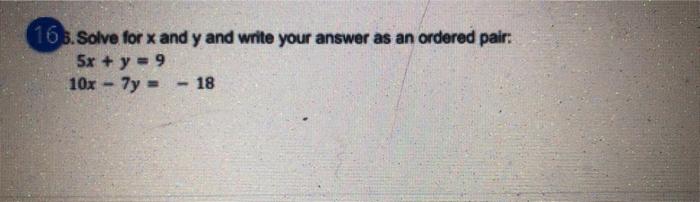 solved-166-solve-for-x-and-y-and-write-your-answer-as-an-chegg