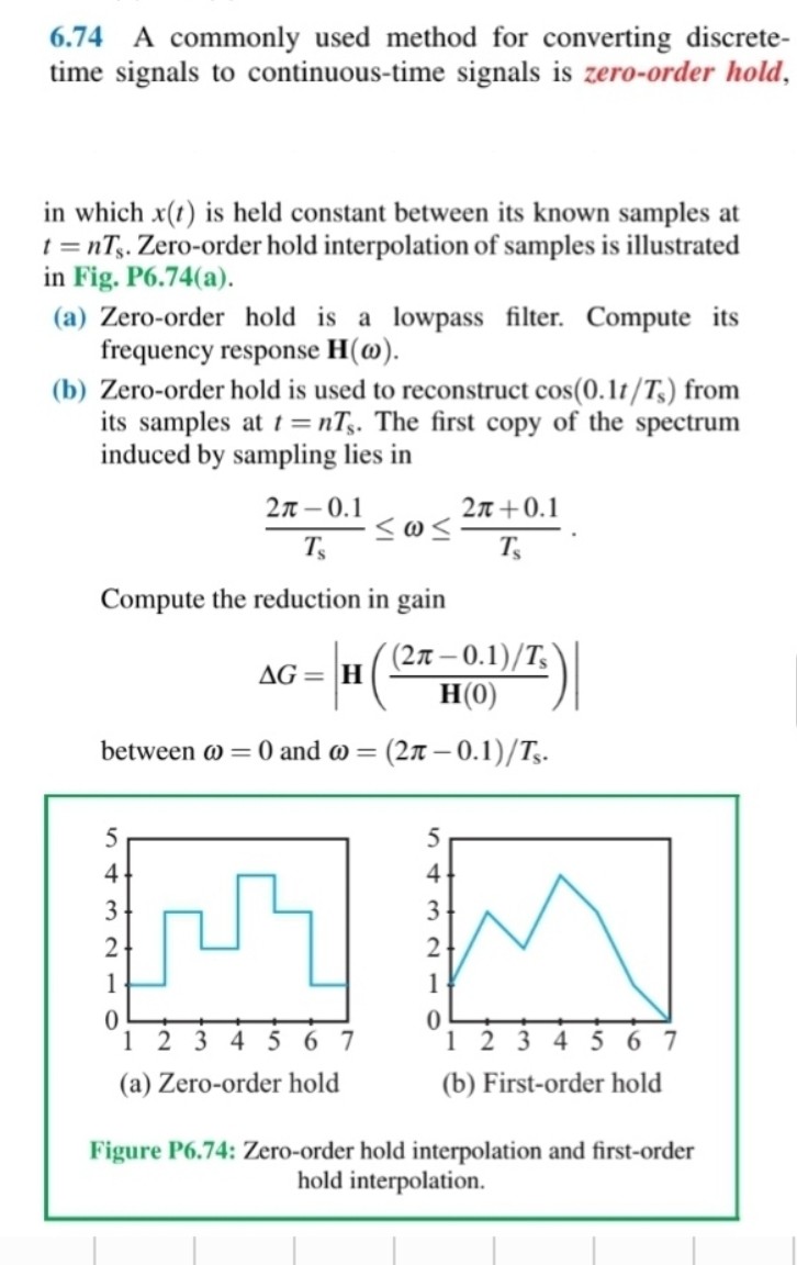 Solved 6.74 ﻿A commonly used method for converting | Chegg.com