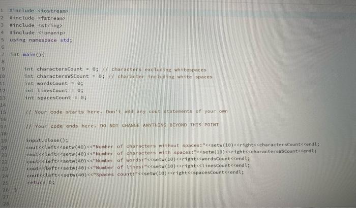 Solved Write a C++ program that reads a file named words.txt | Chegg.com