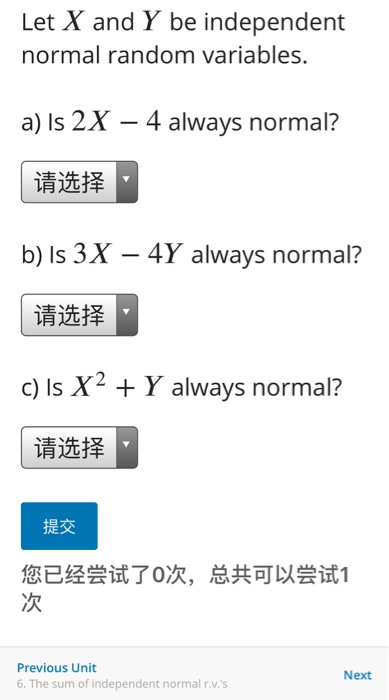 Solved Let X And Y Be Independent Normal Random Variables 6440