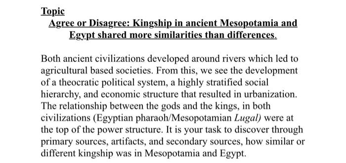 similarities of egypt and mesopotamia