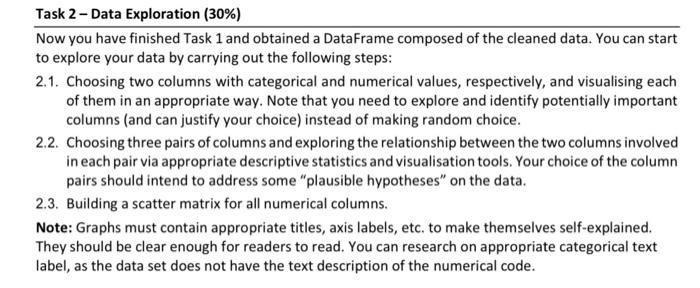 Solved In this assignment, you are provided three data | Chegg.com