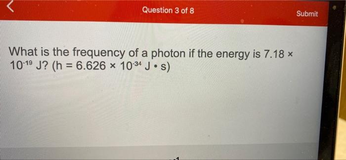 Solved What is the energy of a mole of photons that have a | Chegg.com