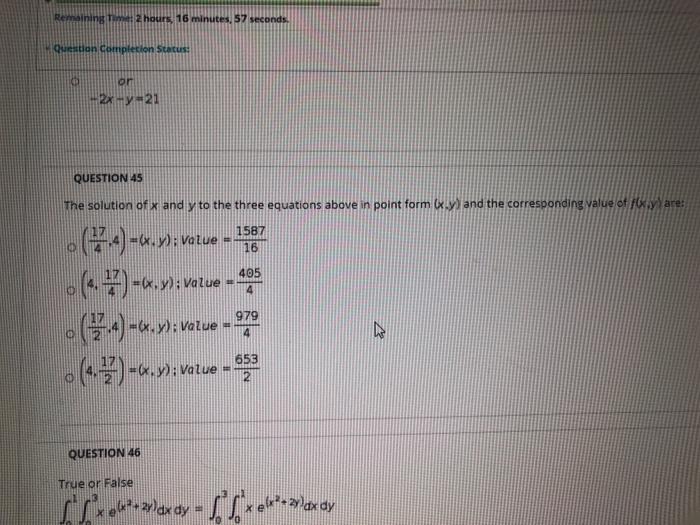 Solved QUESTION 41 NOTE: This and the next four questions | Chegg.com