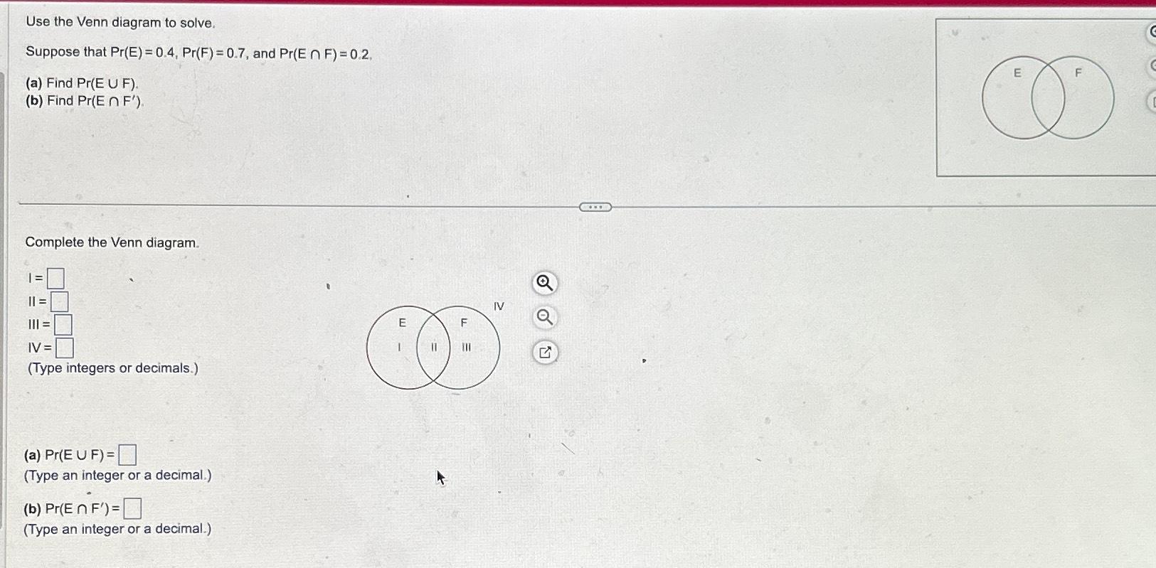 Solved Use the Venn diagram to solve.Suppose that | Chegg.com