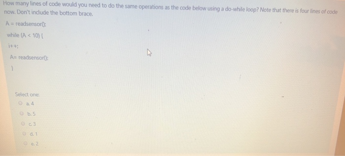 Solved How many lines of code would you need to do the same | Chegg.com