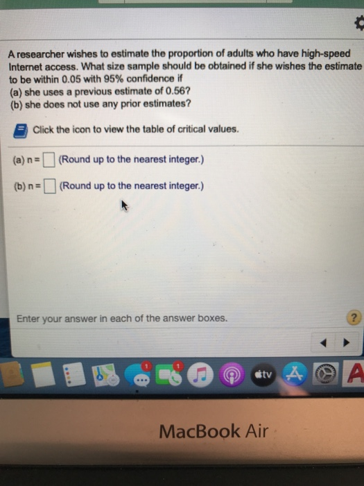 Solved A researcher wishes to estimate the proportion of | Chegg.com