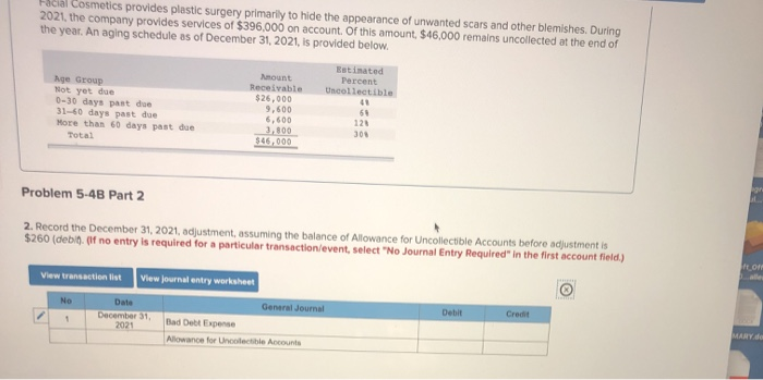 Solved Required information Problem 5-2B Record transactions | Chegg.com