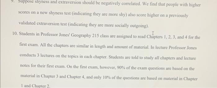 Solved Reliability and validity Assignment Which of the | Chegg.com
