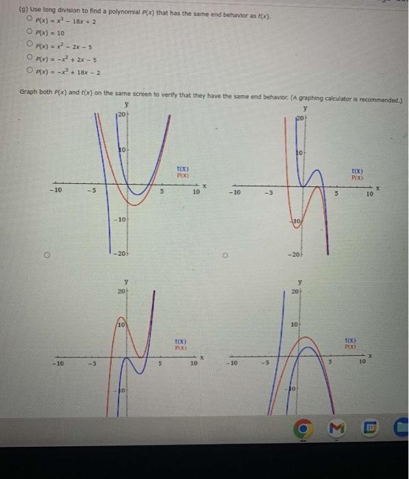Solved Consider the following rational functions. | Chegg.com