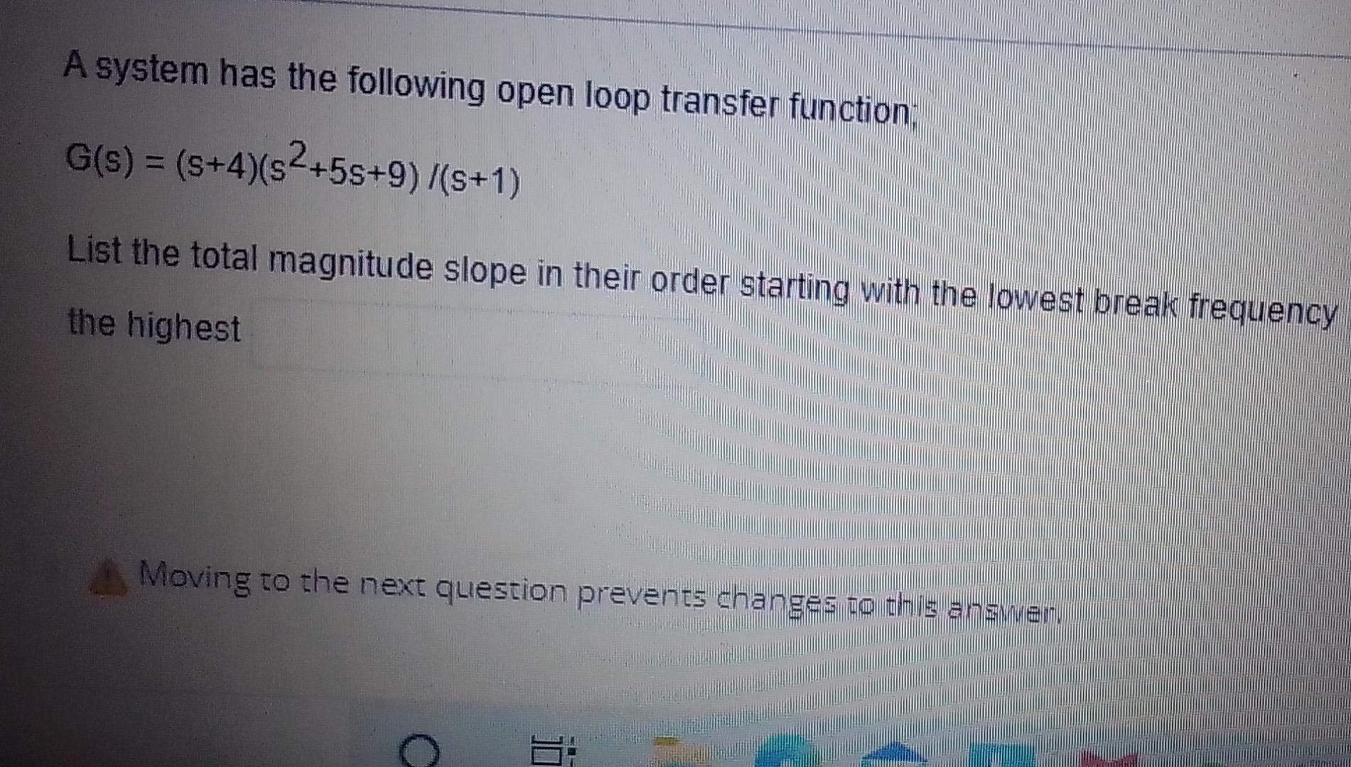 Solved A system has the following open loop transfer | Chegg.com
