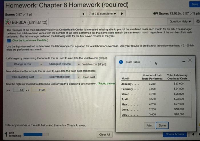 Solved Homework: Chapter 6 Homework (required) Suve Score: | Chegg.com