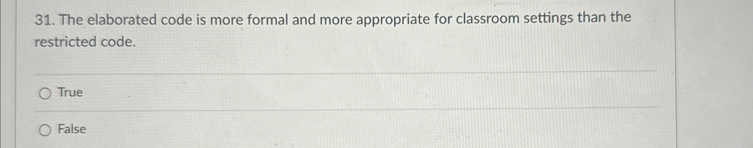 Solved The elaborated code is more formal and more Chegg com