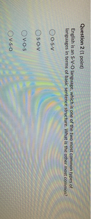 Solved Question 1 (1 point) Which of the following is NOT | Chegg.com