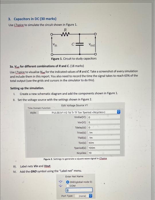 Solved Use LTspice To Simulate The Circuit Shown In Figure | Chegg.com