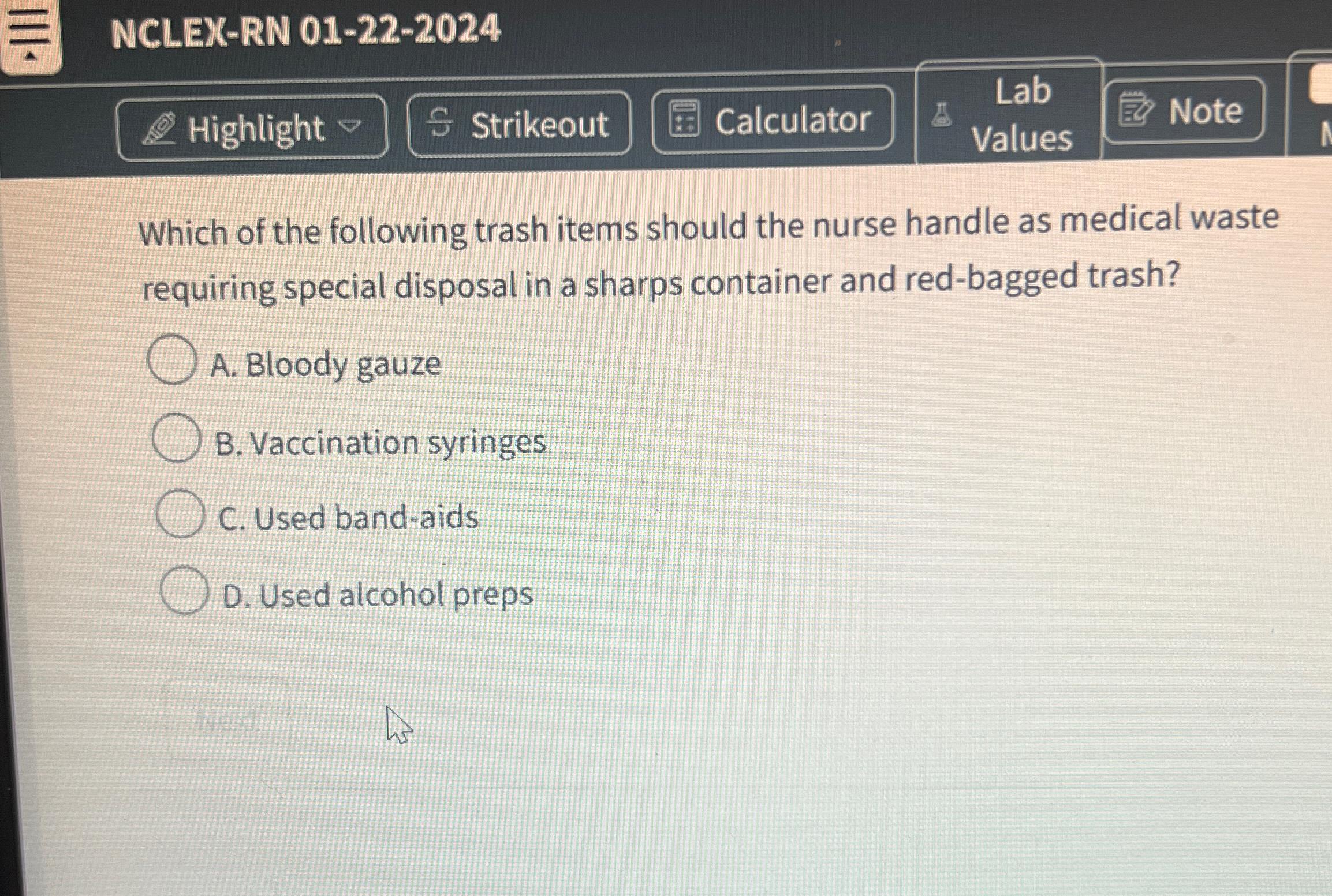 where home health rn should dispose syringe        
        <figure class=