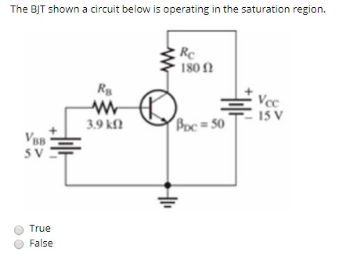 Solved Determine the value of ic for a BJT circuit shown | Chegg.com