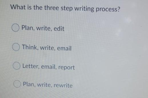 solved-what-is-the-three-step-writing-process-plan-write-chegg