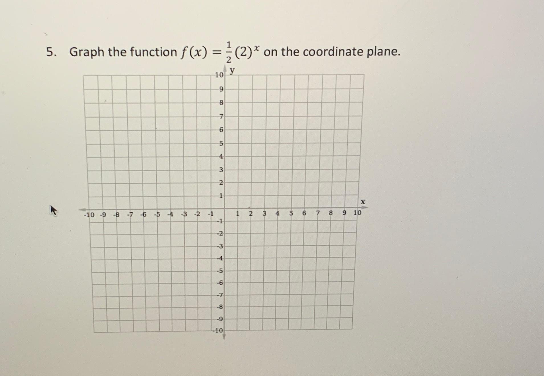 solved-graph-the-function-f-x-12-2-x-on-the-coordinate-chegg