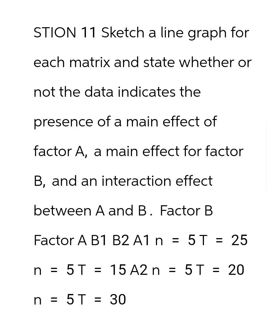 Stion STION 11 Sketch a line graph for each matrix and | Chegg.com