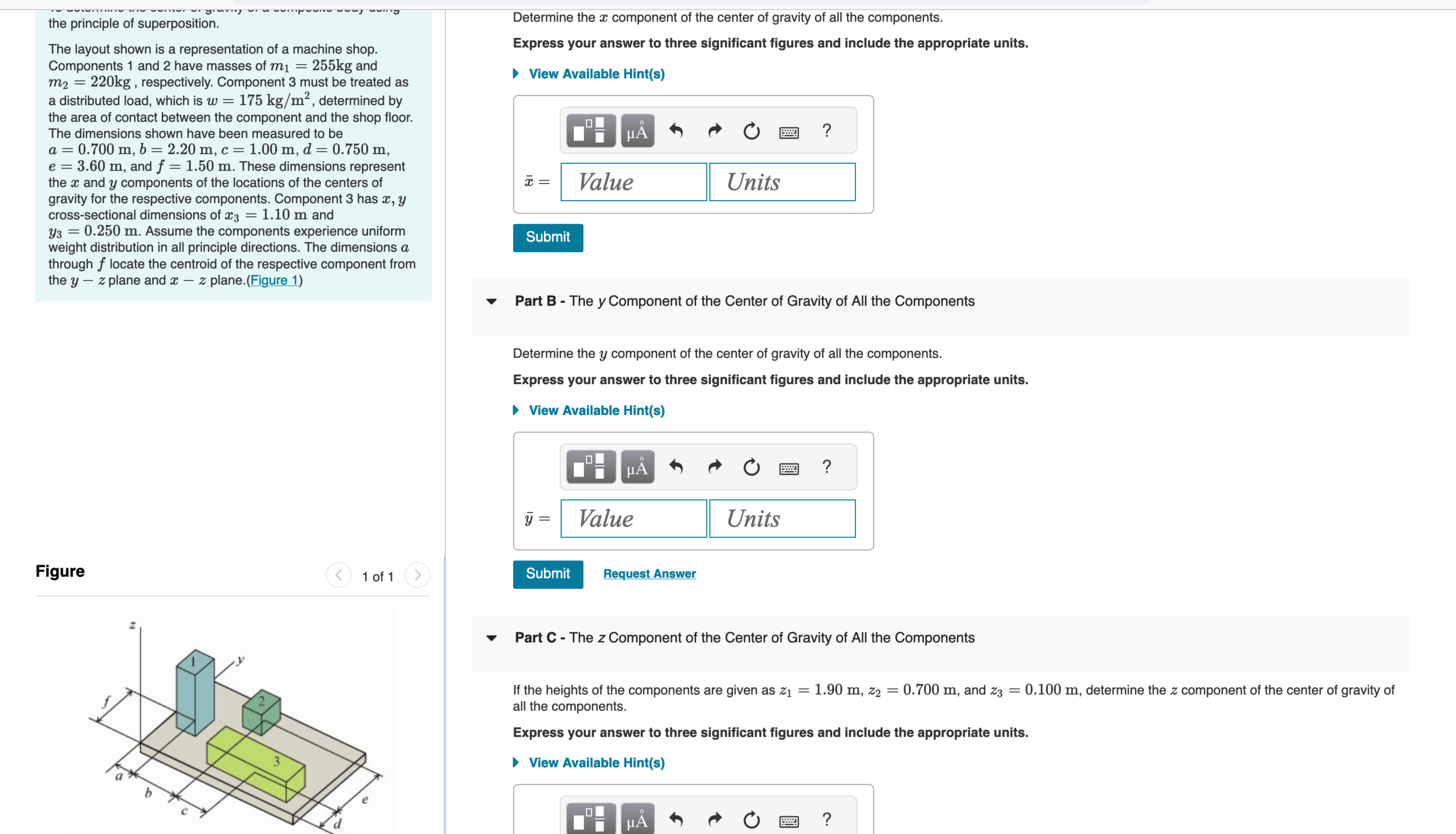 Solved The layout shown is a representation of a machine | Chegg.com