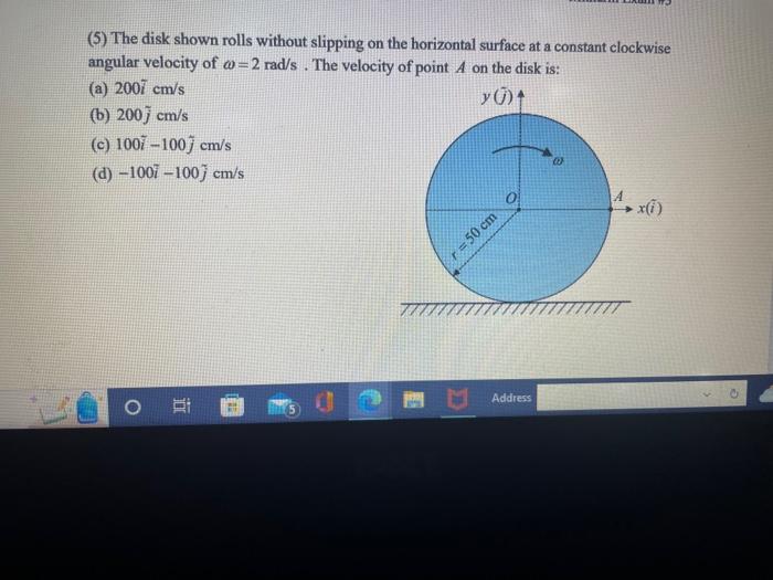 Solved ω=2 | Chegg.com