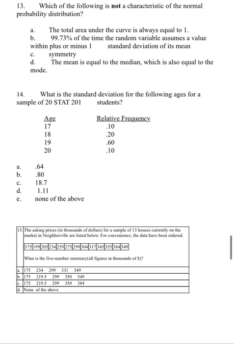 solved-13-which-of-the-following-is-not-a-characteristic-of-chegg