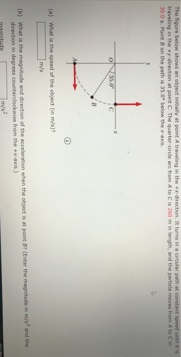 Solved The Figure Below Shows An Object Initially At Point A Chegg Solved The Figure Below Shows An Object Initially At Point A Chegg