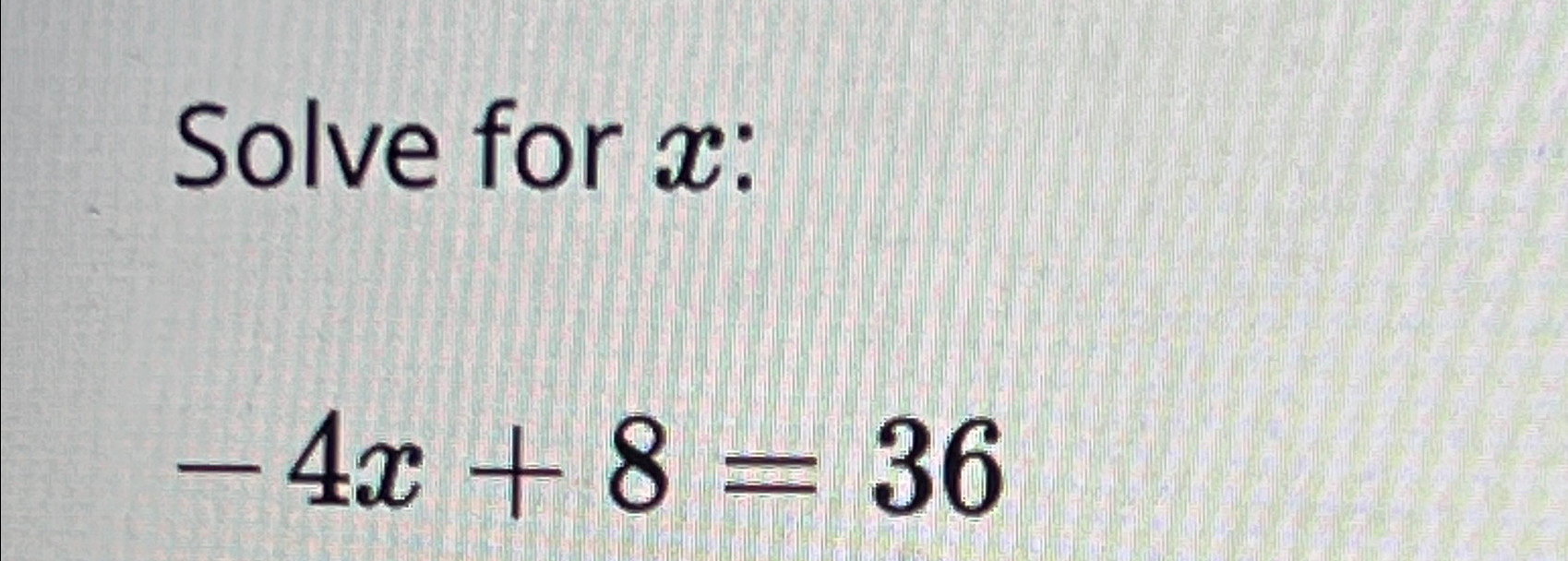1 2 4x 8 )  3x 36