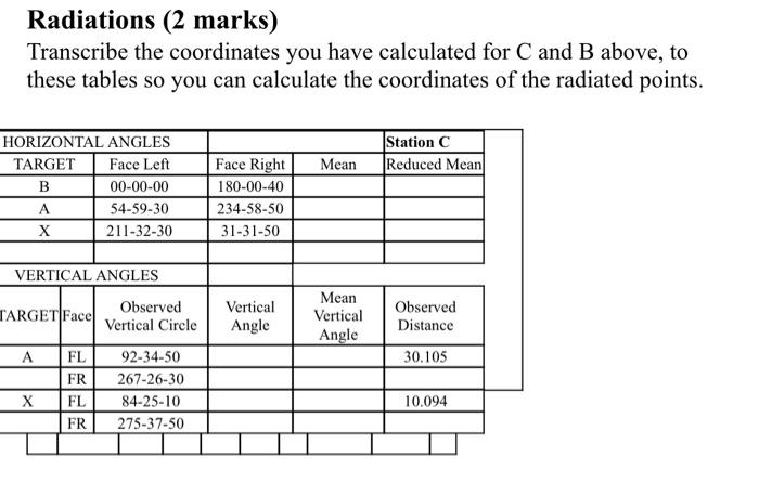 Solved 18 Horizontal Angle ABC observed at B is 65-12-50 | Chegg.com