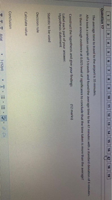Solved 2 7 10 11 12 13 14 15 16 18 19 Question 17 The | Chegg.com