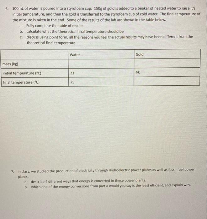 Solved refer to the table at the end if you need. help me | Chegg.com