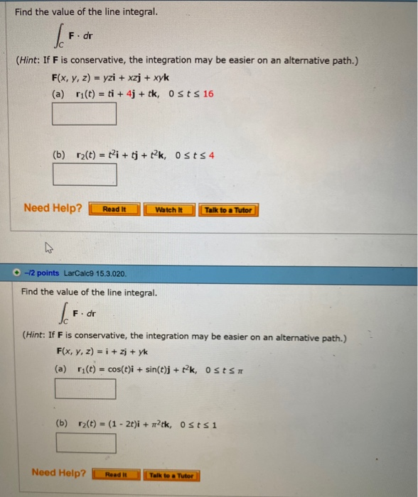 Solved F Dr Is The Same For Each Parametric Representatio Chegg Com